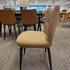 Horn-shaped Upholstered Dining Chair