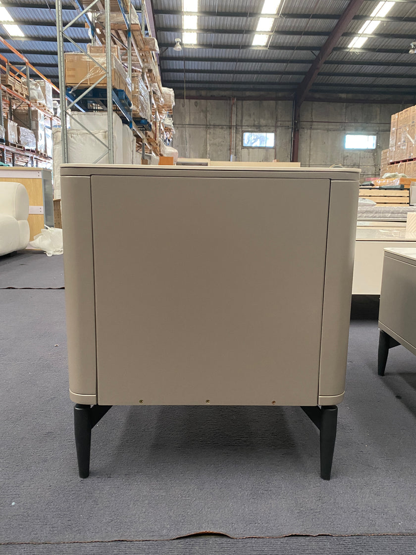 Gray & White/Fish Belly/White Rock Panel/Two Bucket Cabinet