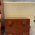 Antique-colored Solid Wood Carmen Nightstand Storage Cabinet In Vintage Style