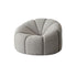 Small Casual Pumpkin Lounge Chair - Lamb Plush
