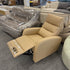 Cream Almond Manual Reclining Executive Lounge Chair