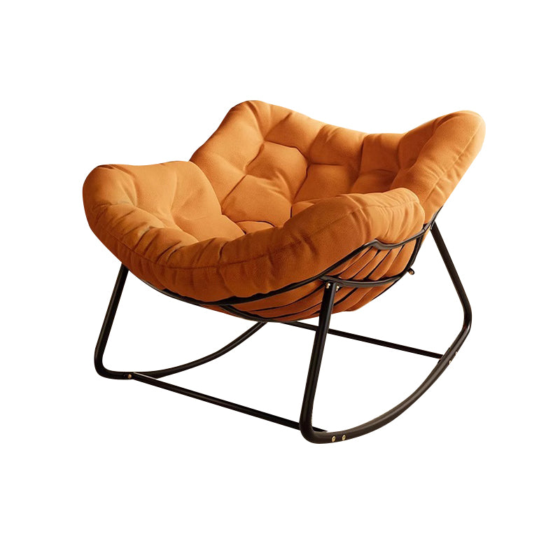 White Tech Fabric Lazy Man Leisure Chair