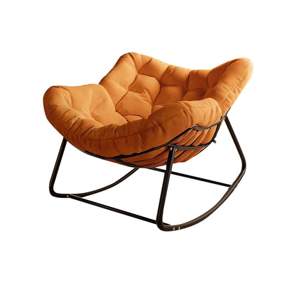 White Tech Fabric Lazy Man Leisure Chair
