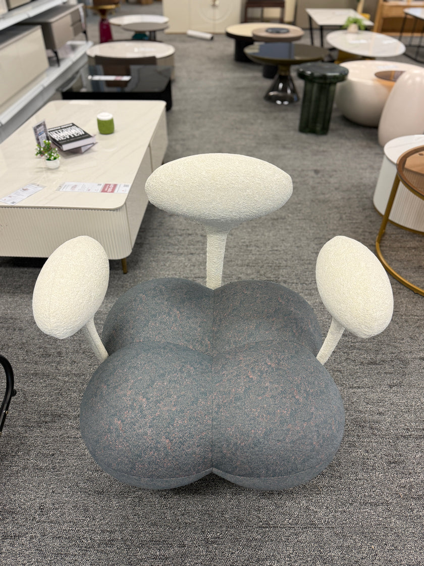 Colorblock designed Lounge Chair