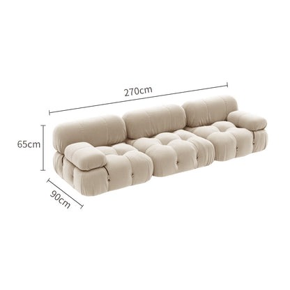 Pre Sale 3-Seater Chenille Compression Fabric Sofa