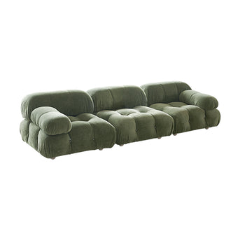 3-Seater Chenille Compression Fabric Sofa