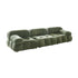 3-Seater Chenille Compression Fabric Sofa