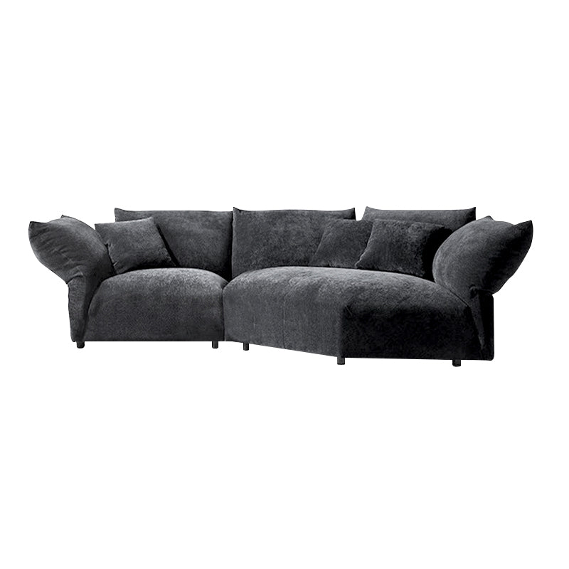 Chenille Corner Sofa Modular Sofa Petal Corner Sofa