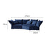 Chenille Corner Sofa Modular Sofa Petal Corner Sofa