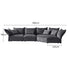 Chenille Corner Sofa Modular Sofa Petal Corner Sofa
