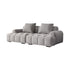 Suede Puff Sofa Three-seater Sofa/240