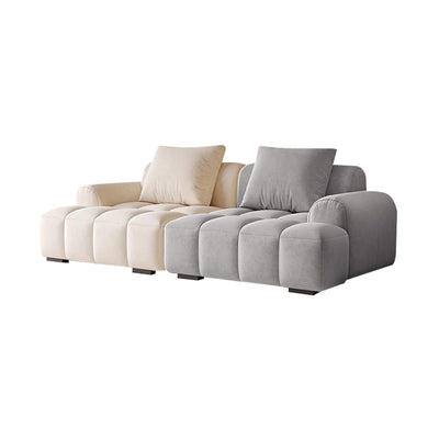 Suede Puff Sofa Three-seater Sofa/240