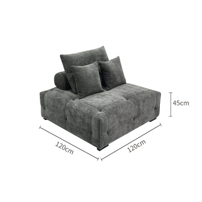 Modern Chenille Velvet Fabric Sofa