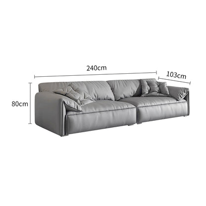 Genuine Leather Elephant Ear Sofa