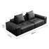 Pre Sale Genuine Leather Pixel-Style Sofa Black