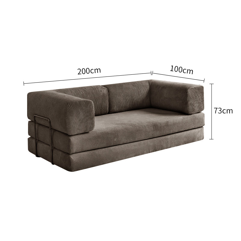 Corduroy Modular Foldable Sofa Bed/180/200cm