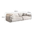 Light Beige Suede Fabric Elephant Ear Sofa