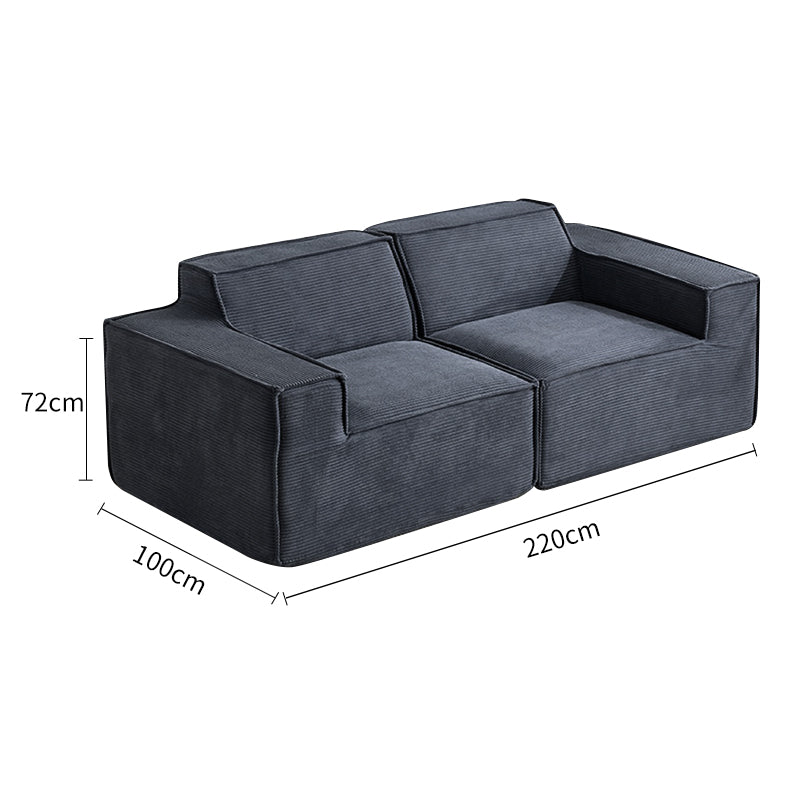 Pre Sale Modular Cube Two-Seater Compression Sofa