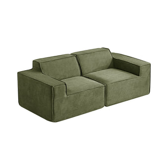 Modular Cube Two-Seater Compression Sofa