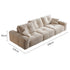 Pre Sale Oatmeal Chenille Pixel Function Sofa
