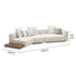 High-End Custom Horizon Sofa with Wooden Coffee Table Model 320