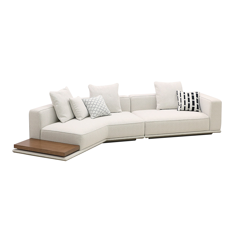 High-End Custom Horizon Sofa with Wooden Coffee Table Model 320