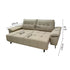 Pre Sale Beige eco-leather electric sofa bed