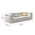 Italian Retro Straight 2-Seater Premium Chenille Sofa