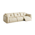 Nuomici Top-grain Premium Top-Grain Leather Half-Leather Power Recliner Sofa Model 300
