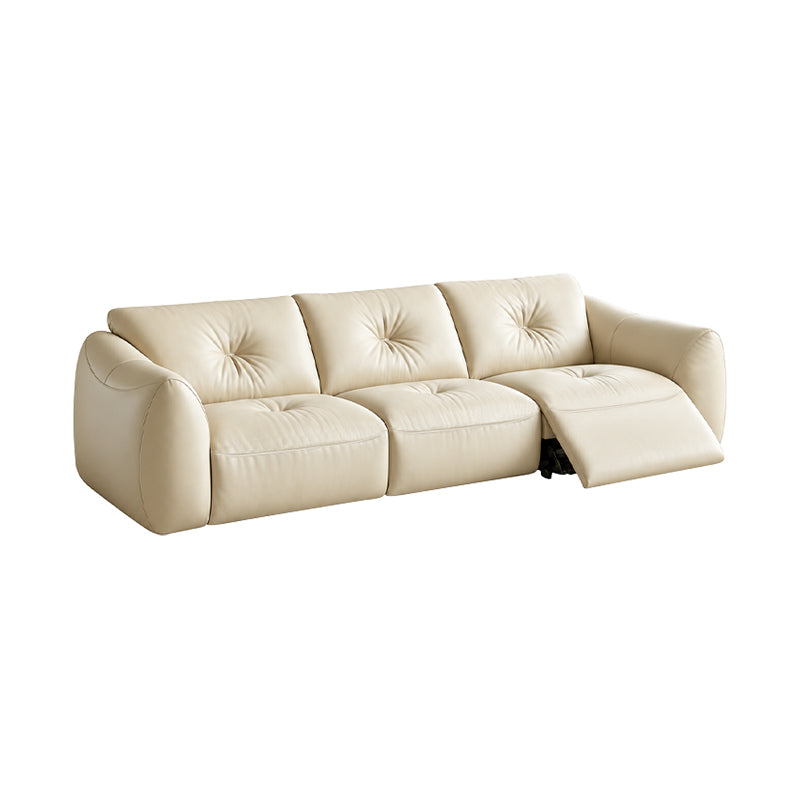 Nuomici Top-grain Premium Top-Grain Leather Half-Leather Power Recliner Sofa Model 300