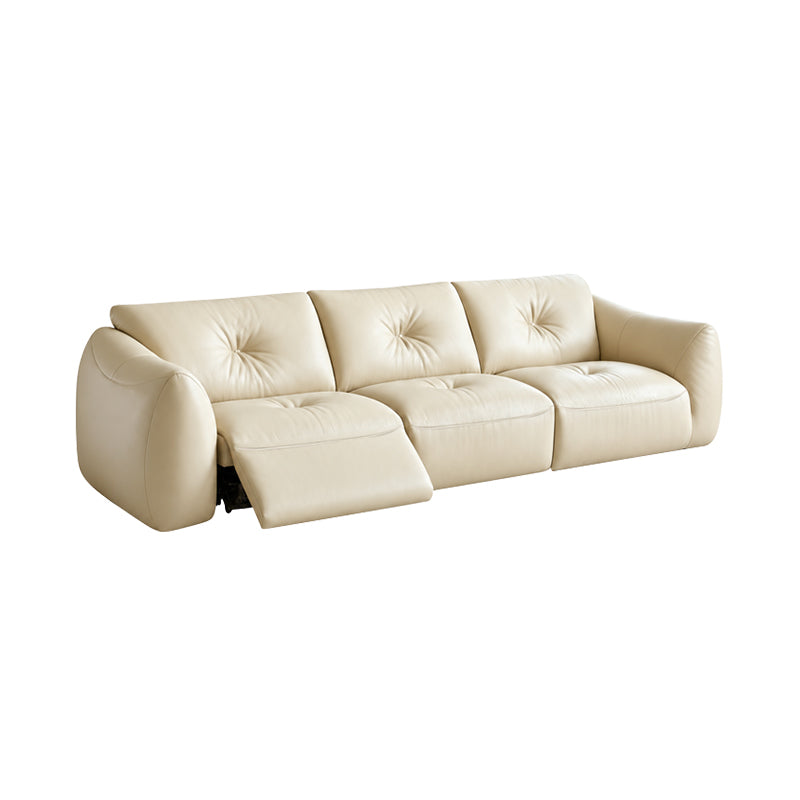 Nuomici Top-grain Premium Top-Grain Leather Half-Leather Power Recliner Sofa Model 300
