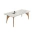Shiny Snowy Mountain White Rock Bird Dining Table