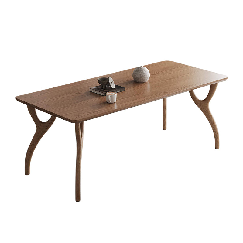 Walnut-stained Dining Table/ Ash Wood /160/180