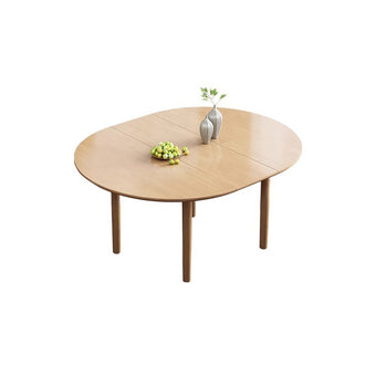 Natural Wood Extendable Dining Table