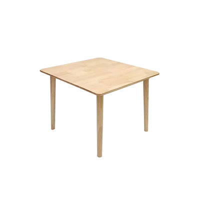 Natural Wood/Cross-Leg/Square Table