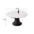 Extendable Sintered Stone Dining Table with Steel Base
