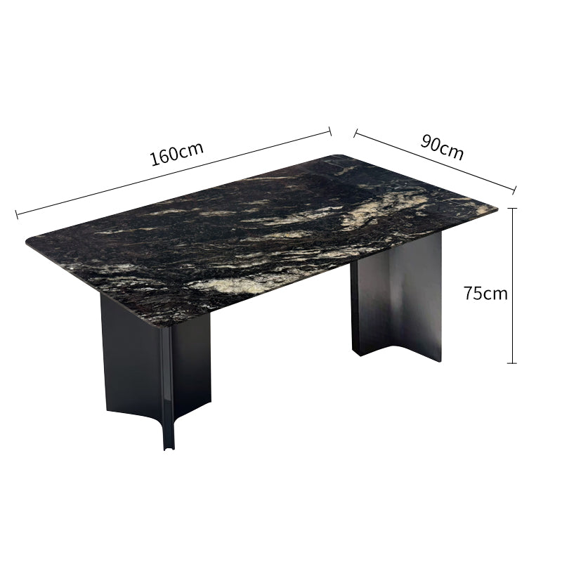 Pre Sale Black Cosmic luxury stone dining table