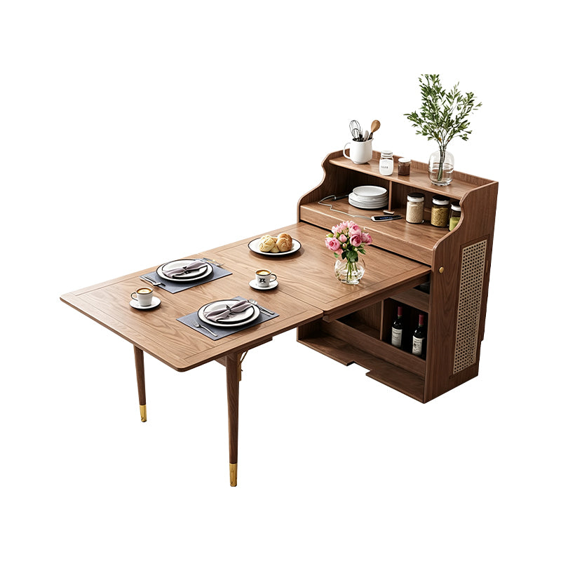 Peninsula Multifunctional Storage Folding Dining Table & Sideboard