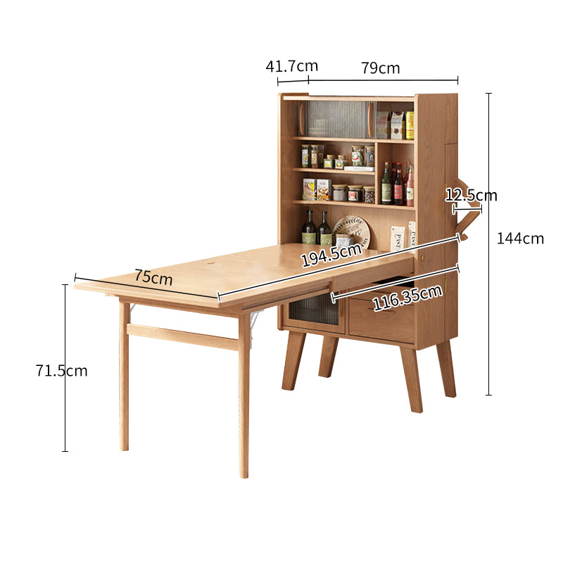 Chopper Multifunctional Storage Folding Dining Table