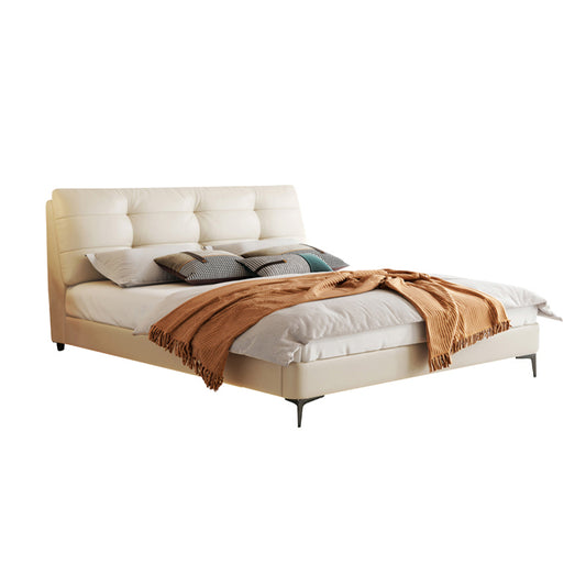 Eco Faux Leather Soft Bed/Beige/153