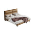Pre Sale Leather/Brown/Soft-Covered/Solid Wood/Soft Bed/153/183