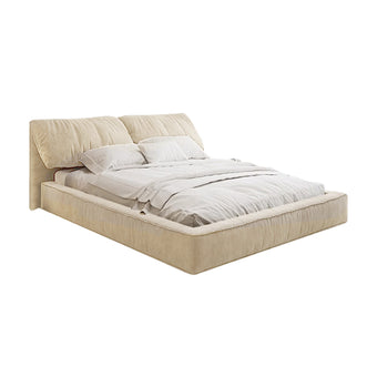 Brushed Solid Wood Elephant Ear Bed  153/183