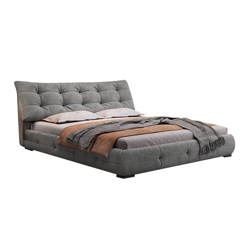 Pre Sale Gray frosted solid wood big black bear inlaid bed