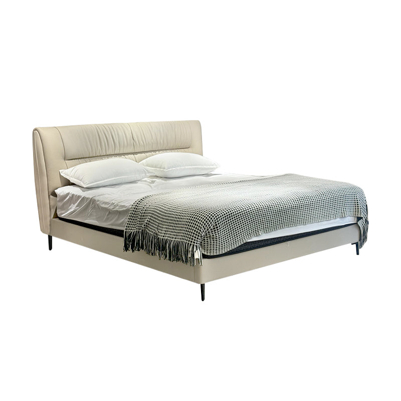 Pre Sale Light khaki cloud-like soft upholstered light luxury bed