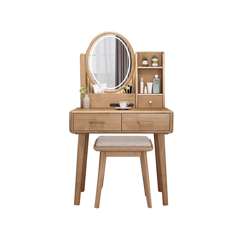 Natural Wood Solid Wood Dressing Table