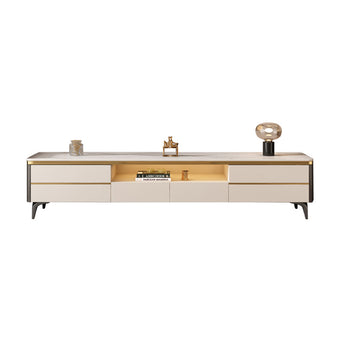 White TV Stand/Living Room Monitor/Entertainment Table