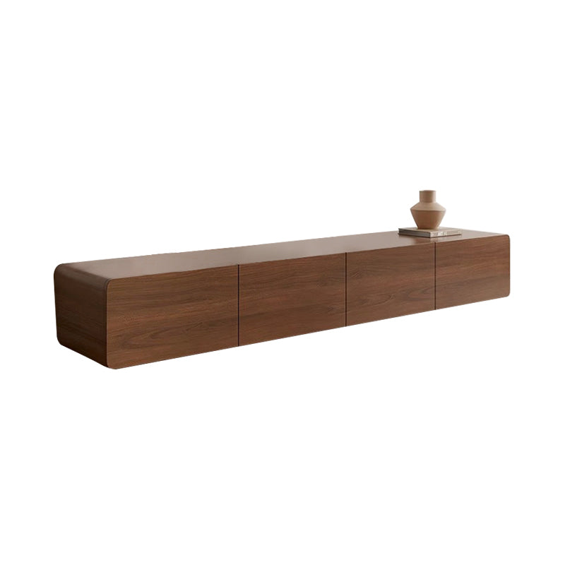 Walnut Grain TV Console with Storage Drawers