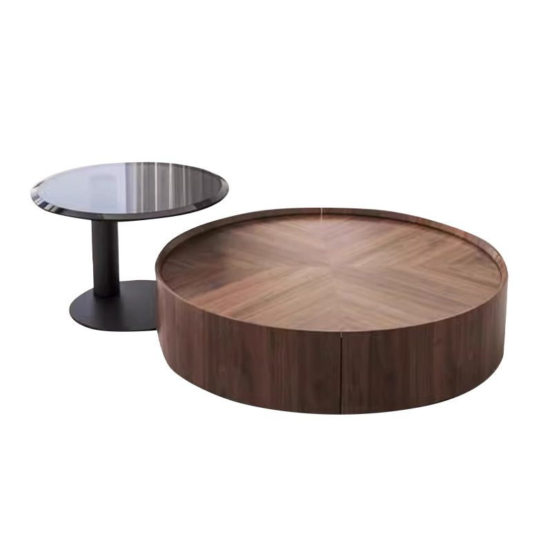 Pre Sale Walnut Grain Coffee Table with Drawers