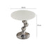 White Luxury Stone Side Table