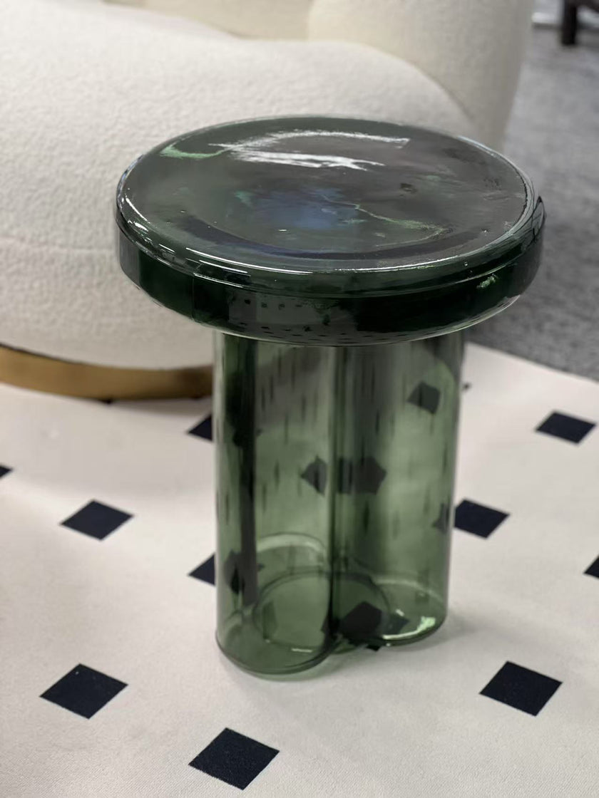 Glass Side Table Tall/Low